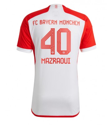 Bayern Munich Noussair Mazraoui #40 Hjemmebanetrøje 2023-24 Kort ærmer